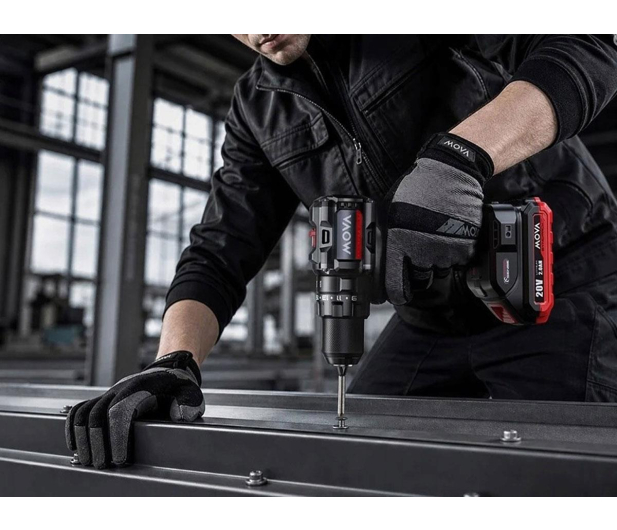 MOVA wiertarka udarowa bezszczotkowa pd80ik 20v 80nm (bateria i - 1585814 - zdjęcie 3
